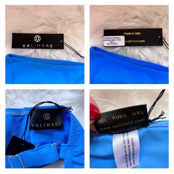 New! RARE VALIMARE Bandage Color Block Bikini Set - Picture 10 of 10